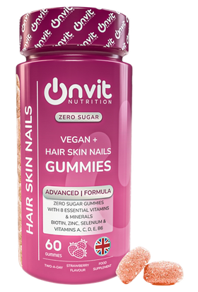 Hair Skin Nails | Zero Sugar | Vegan+ | Gummies