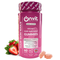 Onvit Nutrition Hair, Skin & Nails Gummies – Zero Sugar Vegan+ – 60 Gummies