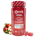 Onvit Nutrition Apple Cider Vinegar Gummies – Zero Sugar Vegan+ – 60 Gummies