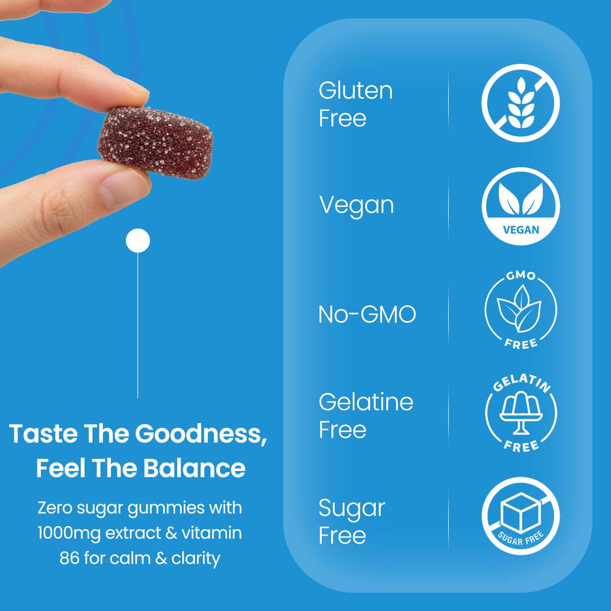 Ashwagandha zero sugar vegan gummies by Onvit Nutrition UK — product photo 3
