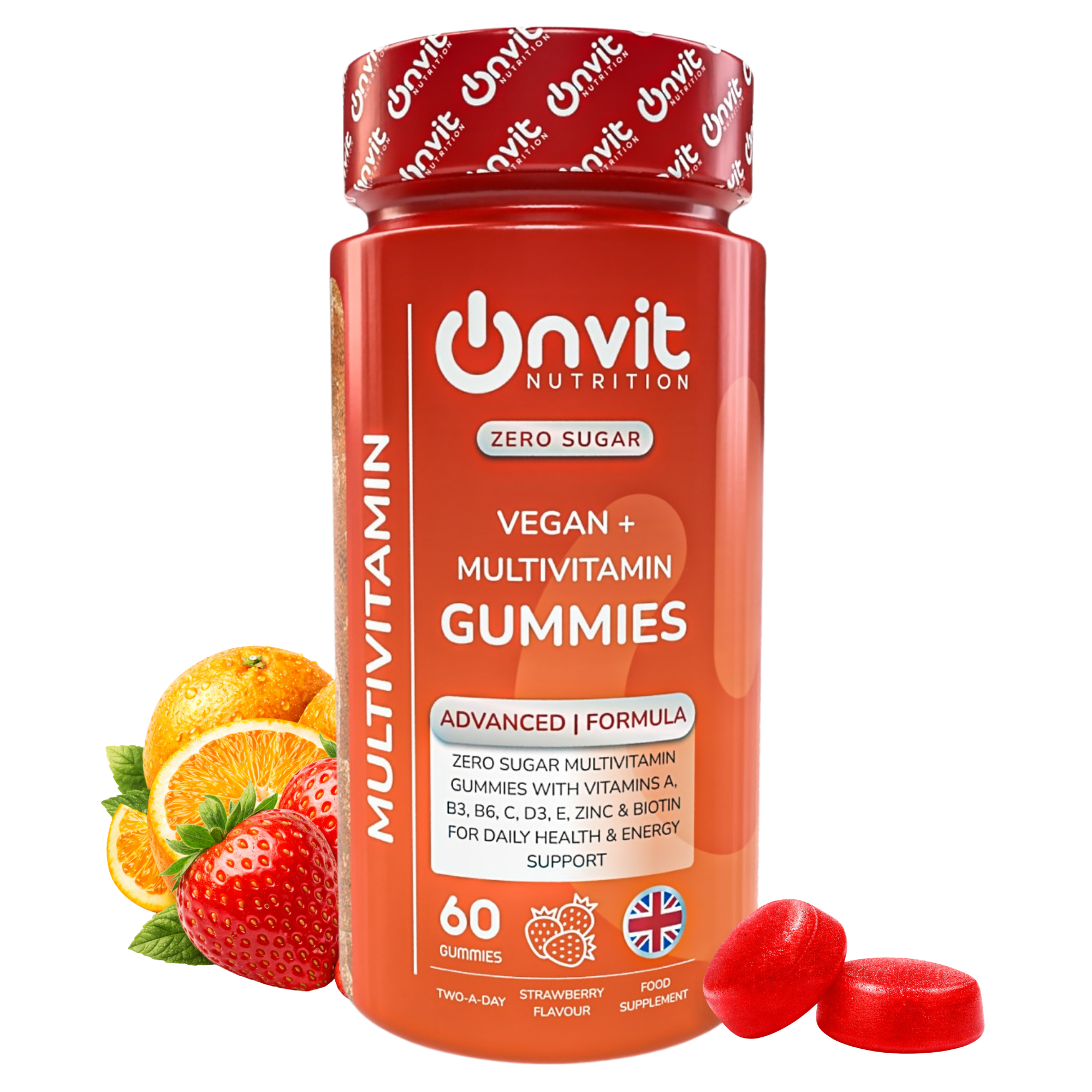 Multivitamin | Zero Sugar | Vegan+ | Gummies