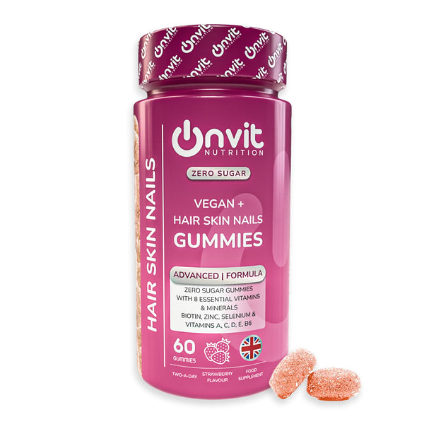Hair Skin Nails | Zero Sugar | Vegan+ | Gummies
