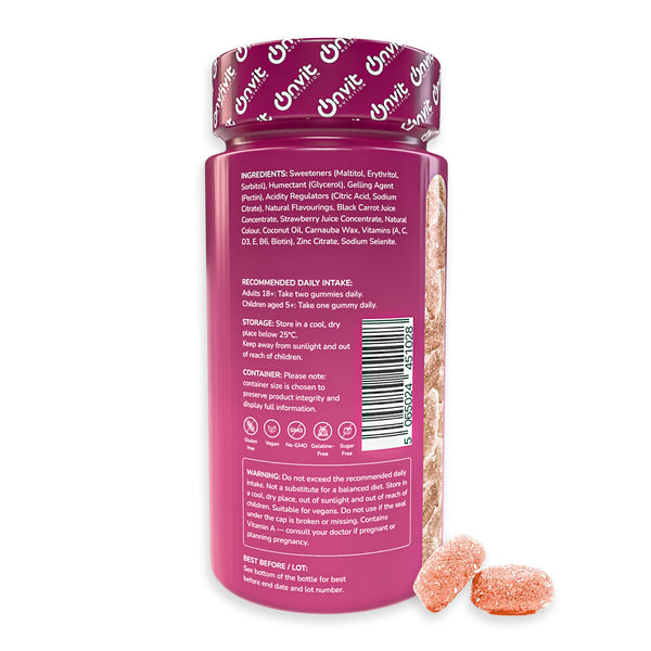 Hair Skin Nails | Zero Sugar | Vegan+ | Gummies