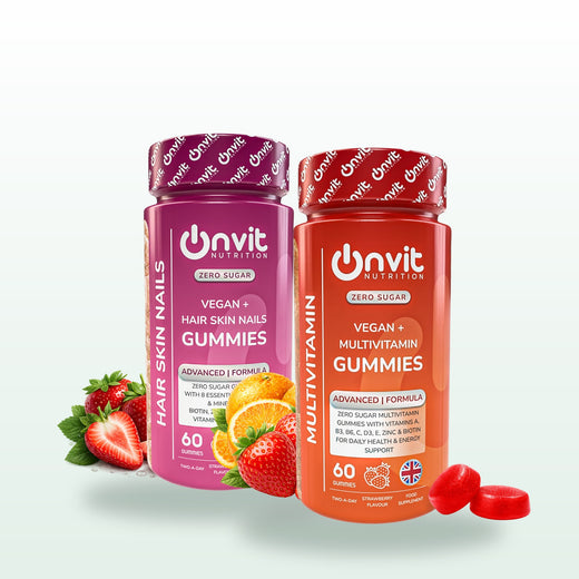 Beauty Routine Bundle – Hair, Skin & Nails + Multivitamin – 2 × 60 Gummies