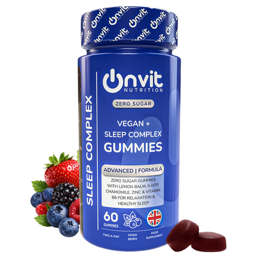 Onvit Nutrition Sleep Complex Gummies – Zero Sugar Vegan+ – 60 Gummies